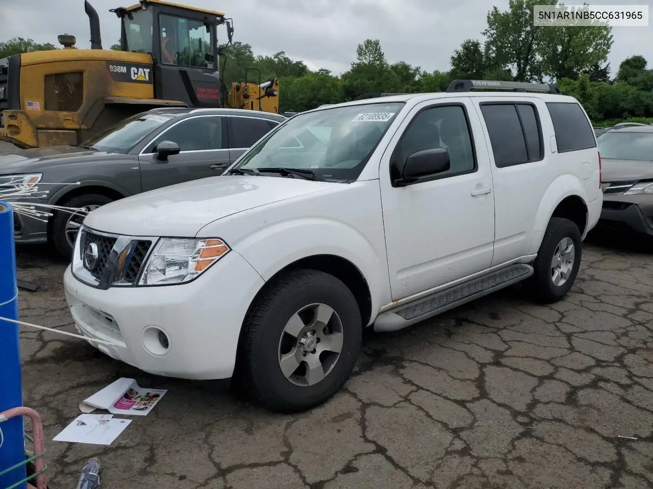2012 Nissan Pathfinder S VIN: 5N1AR1NB5CC631965 Lot: 62108935
