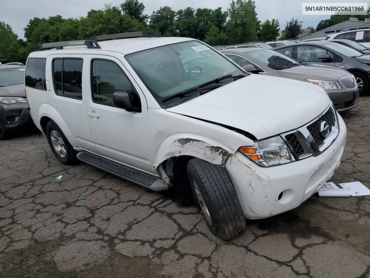 2012 Nissan Pathfinder S VIN: 5N1AR1NB5CC631965 Lot: 62108935