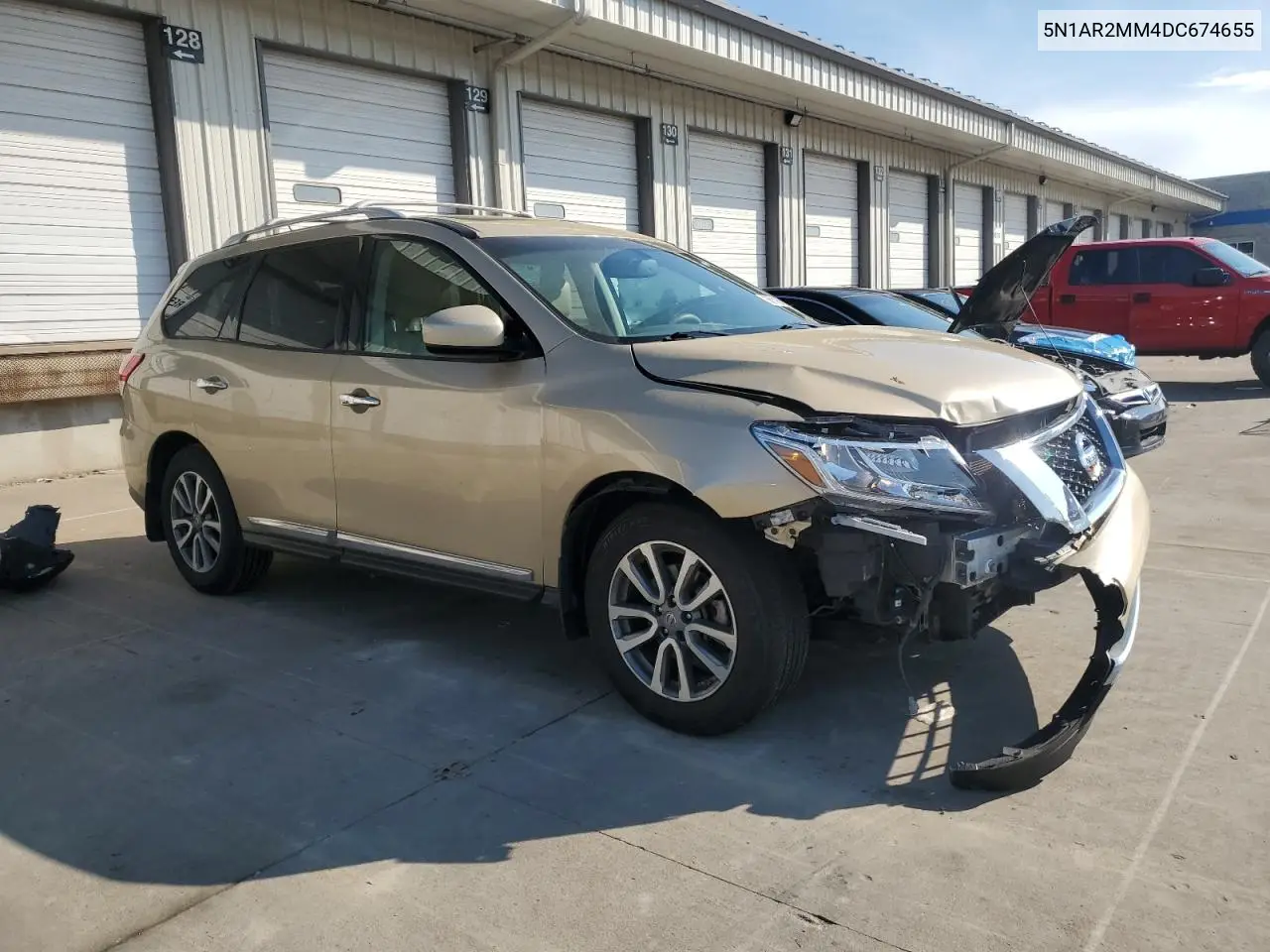 2013 Nissan Pathfinder S VIN: 5N1AR2MM4DC674655 Lot: 56116005