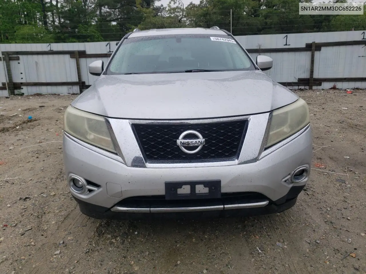 2013 Nissan Pathfinder S VIN: 5N1AR2MM3DC652226 Lot: 56742945