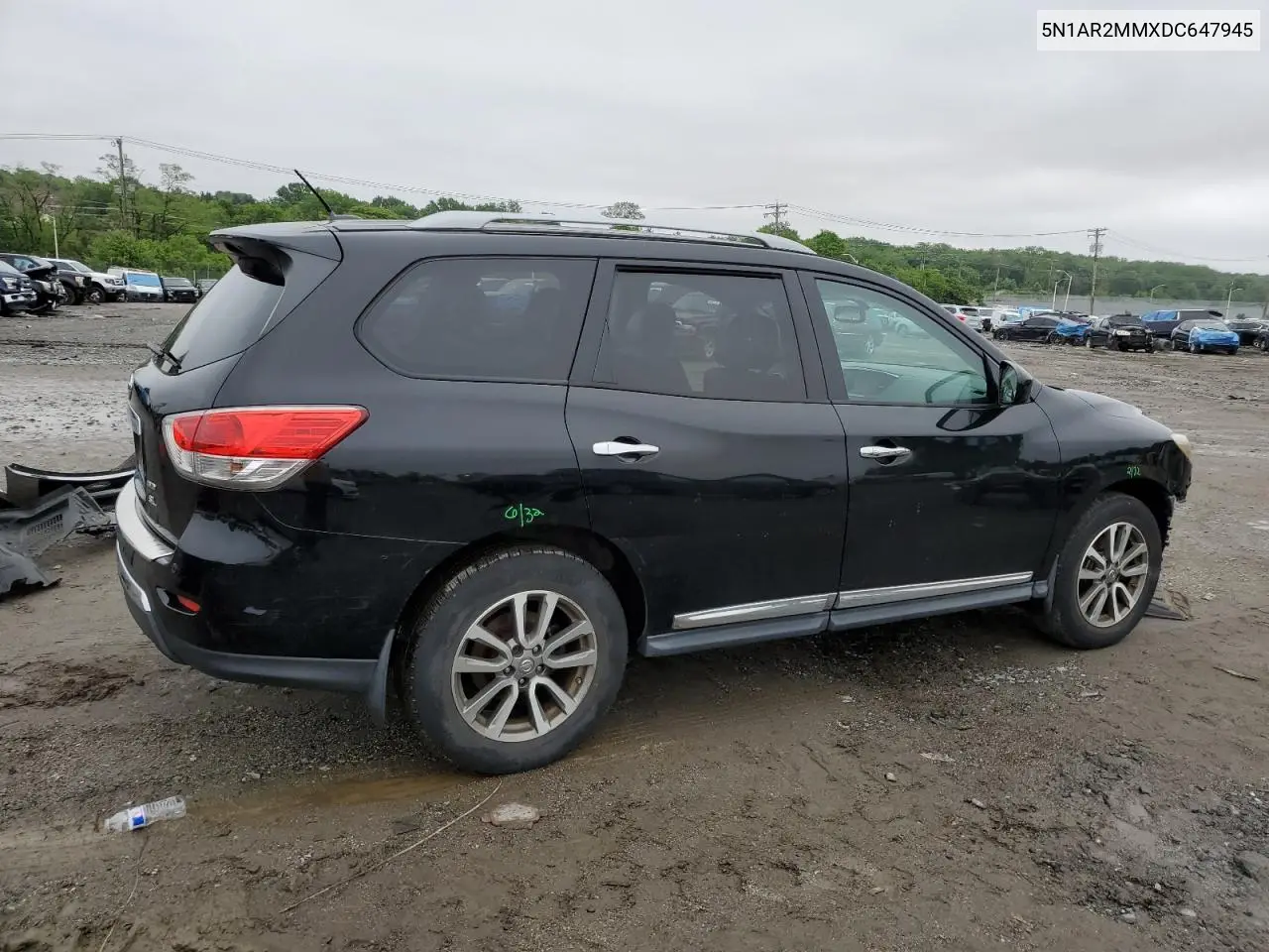 2013 Nissan Pathfinder S VIN: 5N1AR2MMXDC647945 Lot: 56763805