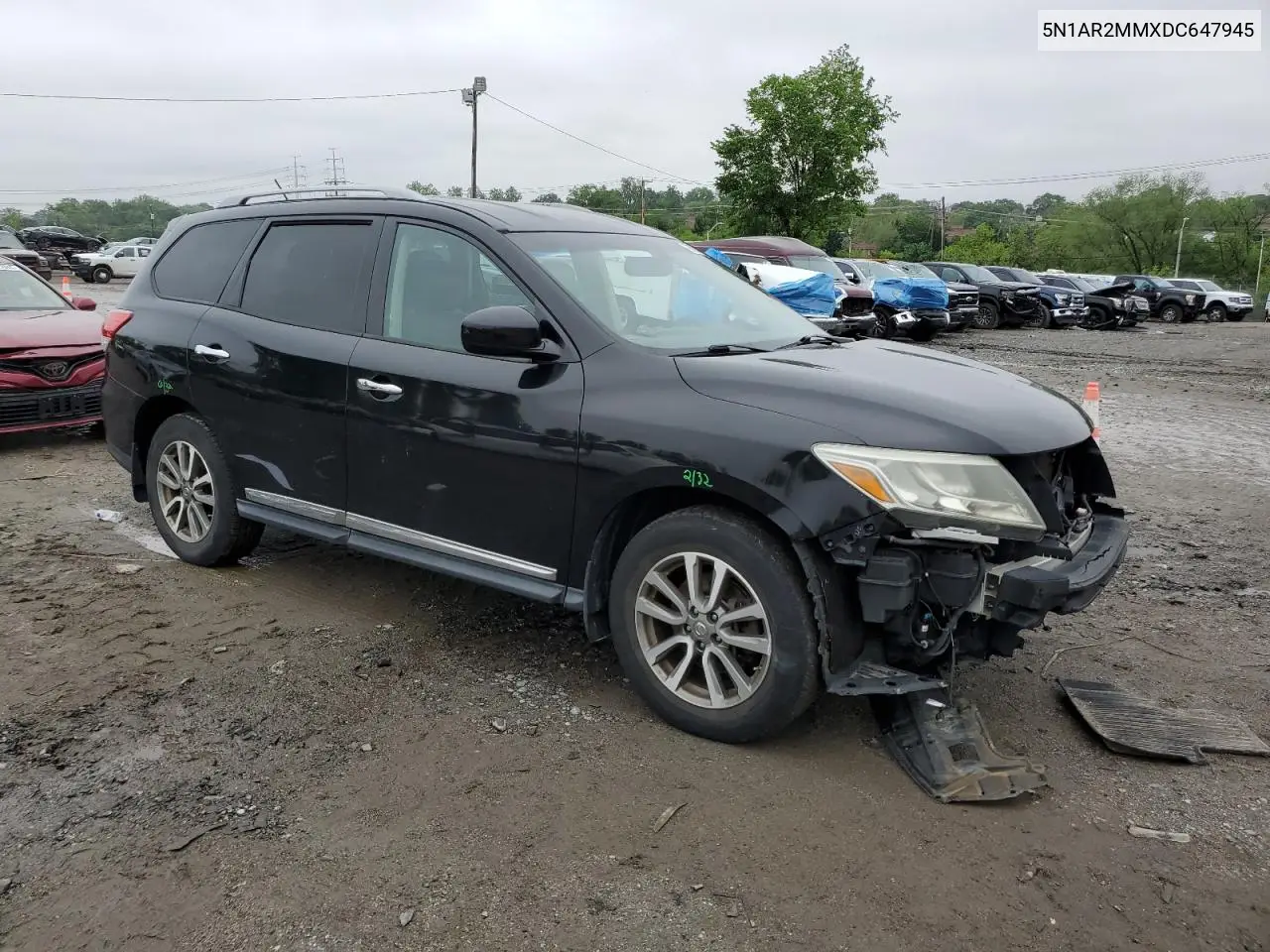 2013 Nissan Pathfinder S VIN: 5N1AR2MMXDC647945 Lot: 56763805