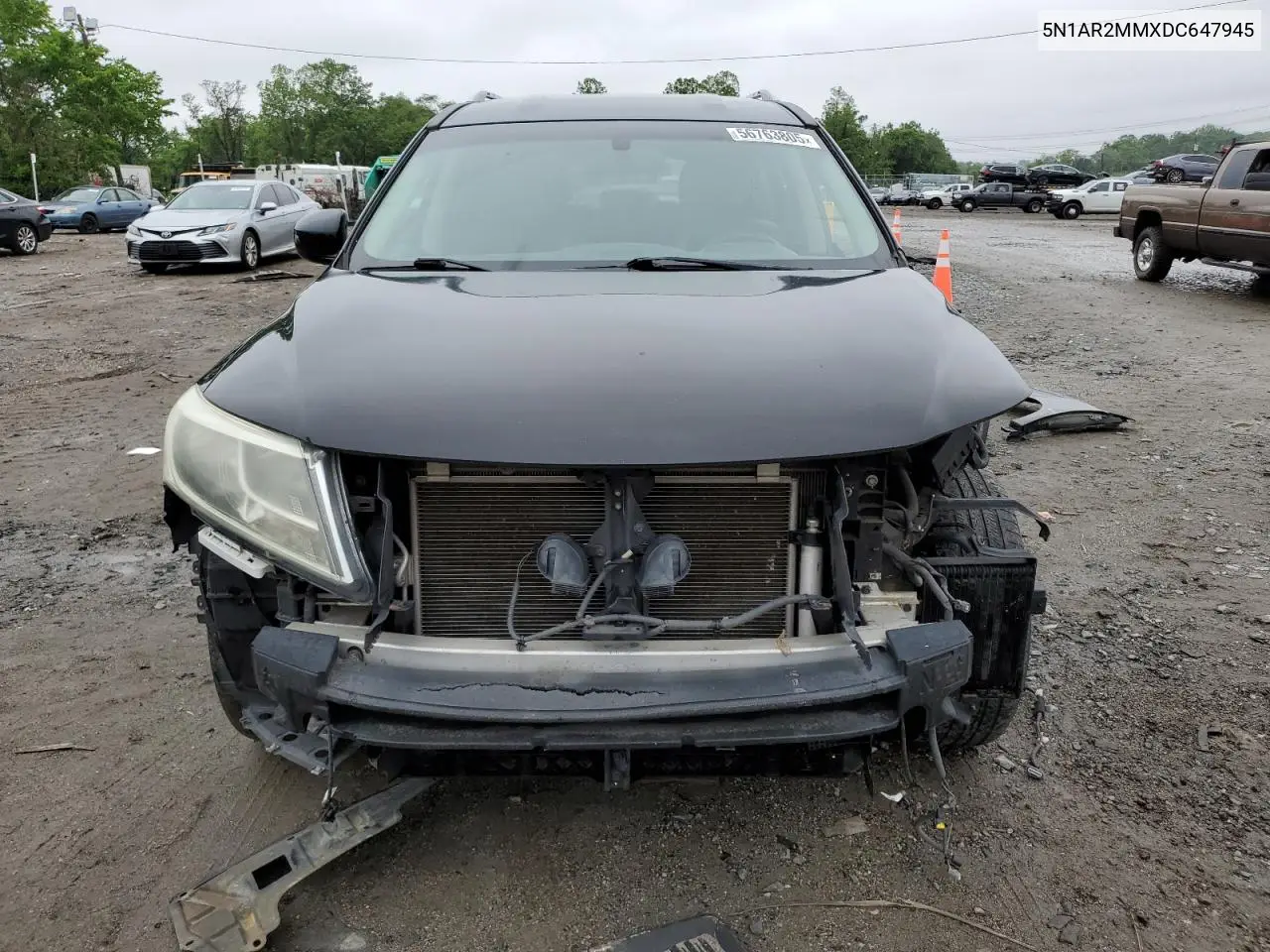 2013 Nissan Pathfinder S VIN: 5N1AR2MMXDC647945 Lot: 56763805