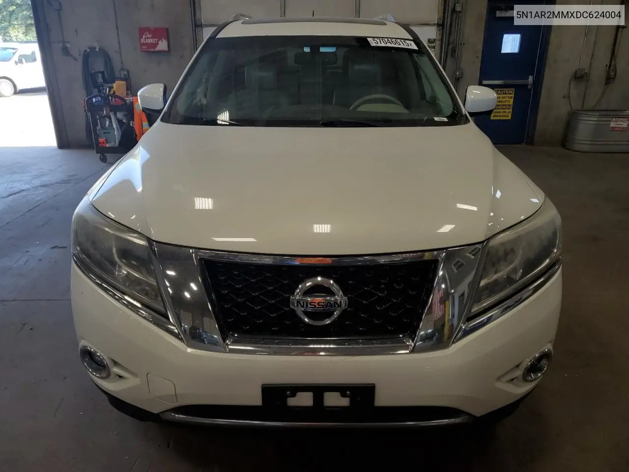2013 Nissan Pathfinder S VIN: 5N1AR2MMXDC624004 Lot: 57046615