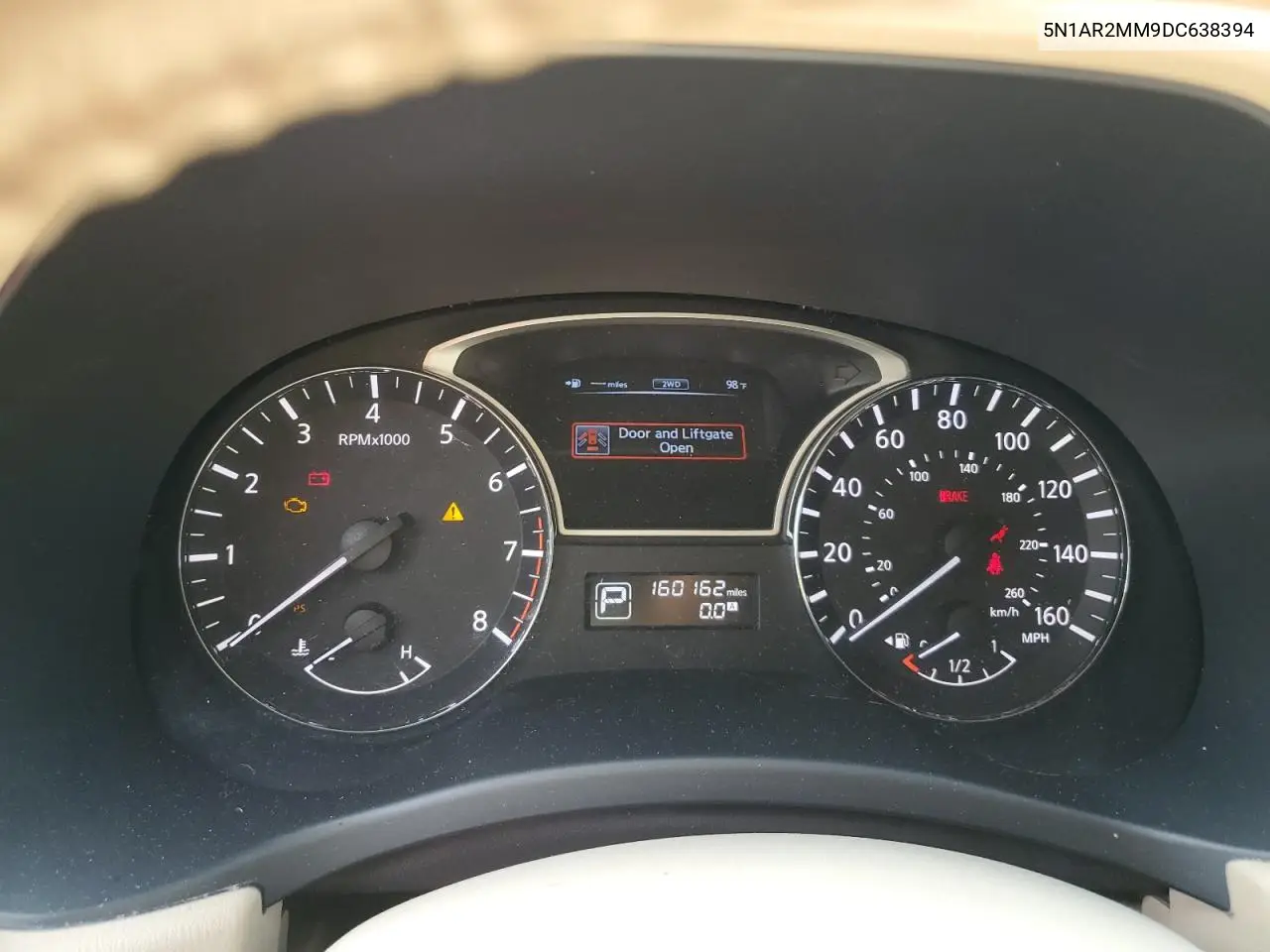 2013 Nissan Pathfinder S VIN: 5N1AR2MM9DC638394 Lot: 61336995