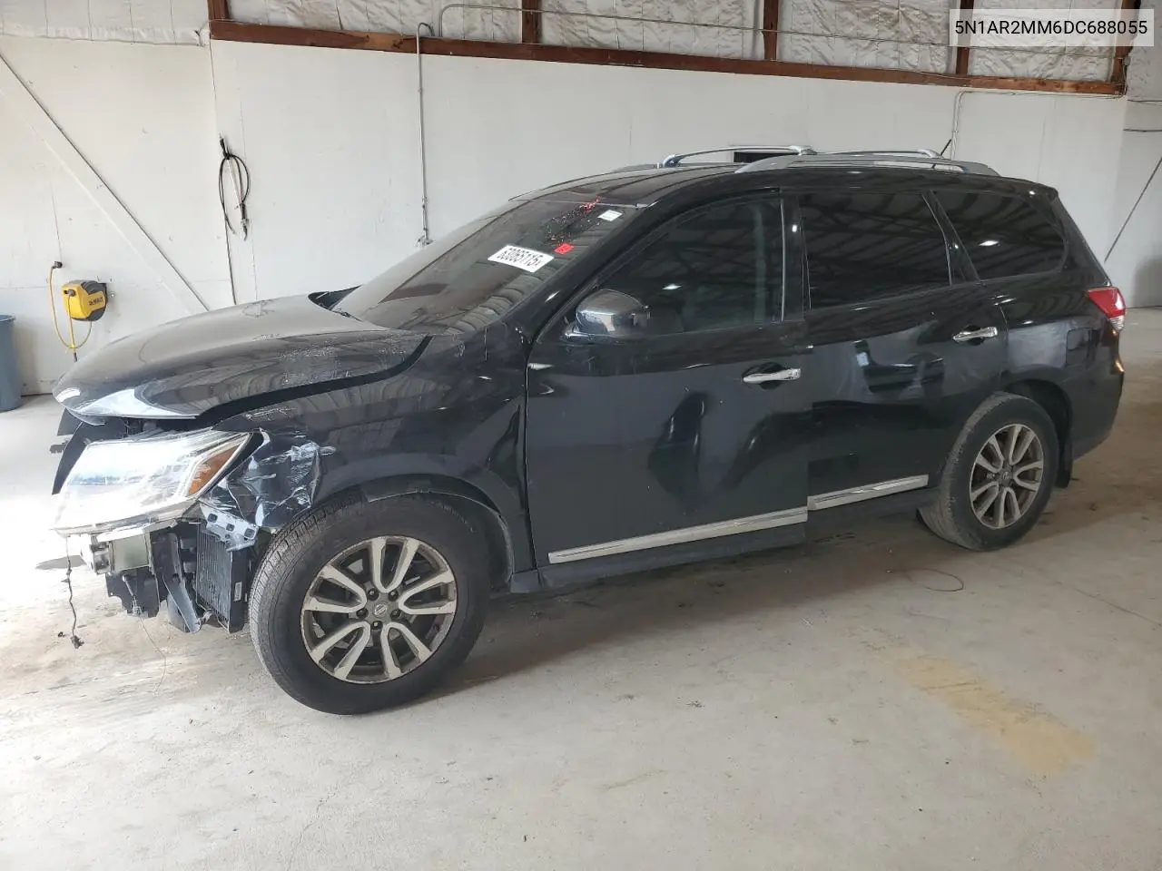 2013 Nissan Pathfinder S VIN: 5N1AR2MM6DC688055 Lot: 63065115