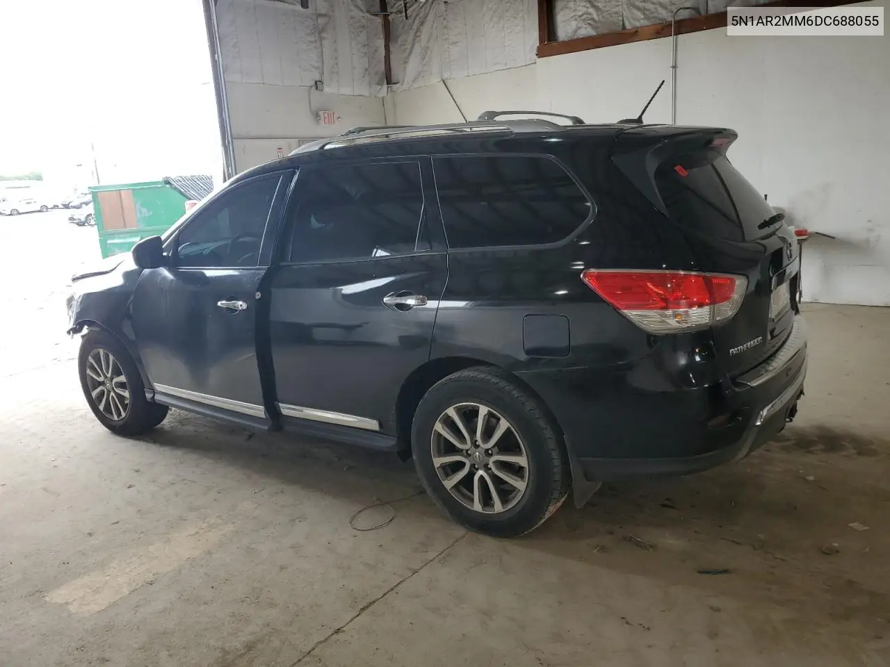 2013 Nissan Pathfinder S VIN: 5N1AR2MM6DC688055 Lot: 63065115