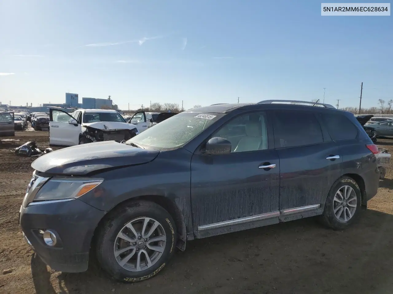 2014 Nissan Pathfinder S VIN: 5N1AR2MM6EC628634 Lot: 48246815