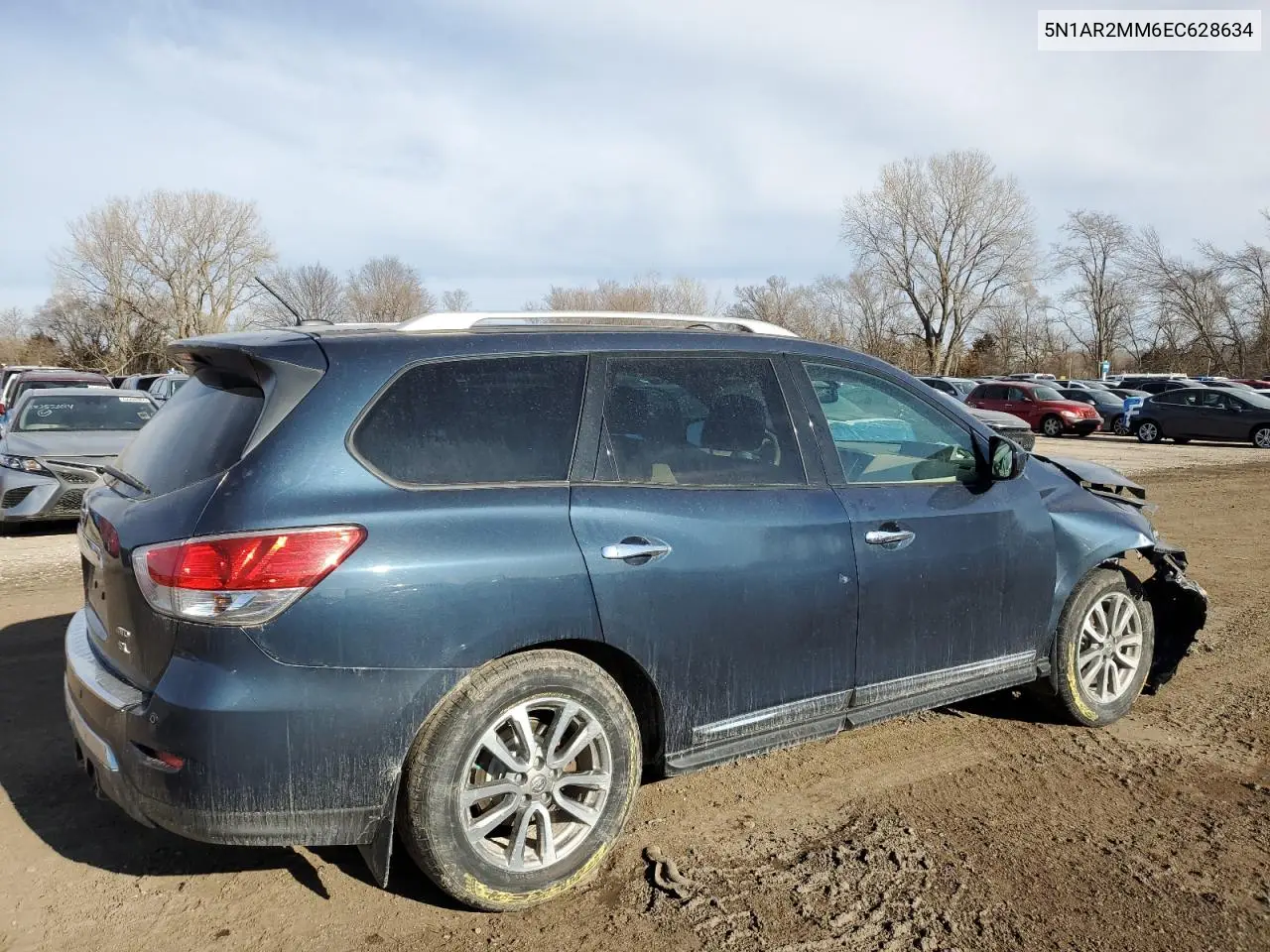 2014 Nissan Pathfinder S VIN: 5N1AR2MM6EC628634 Lot: 48246815