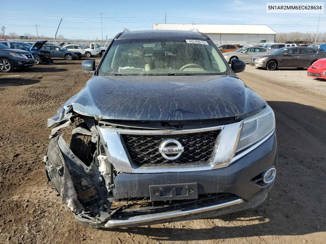 2014 Nissan Pathfinder S VIN: 5N1AR2MM6EC628634 Lot: 48246815