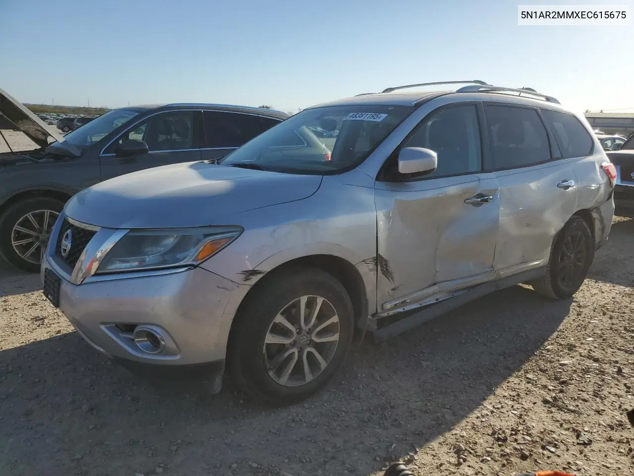 2014 Nissan Pathfinder S VIN: 5N1AR2MMXEC615675 Lot: 48381195