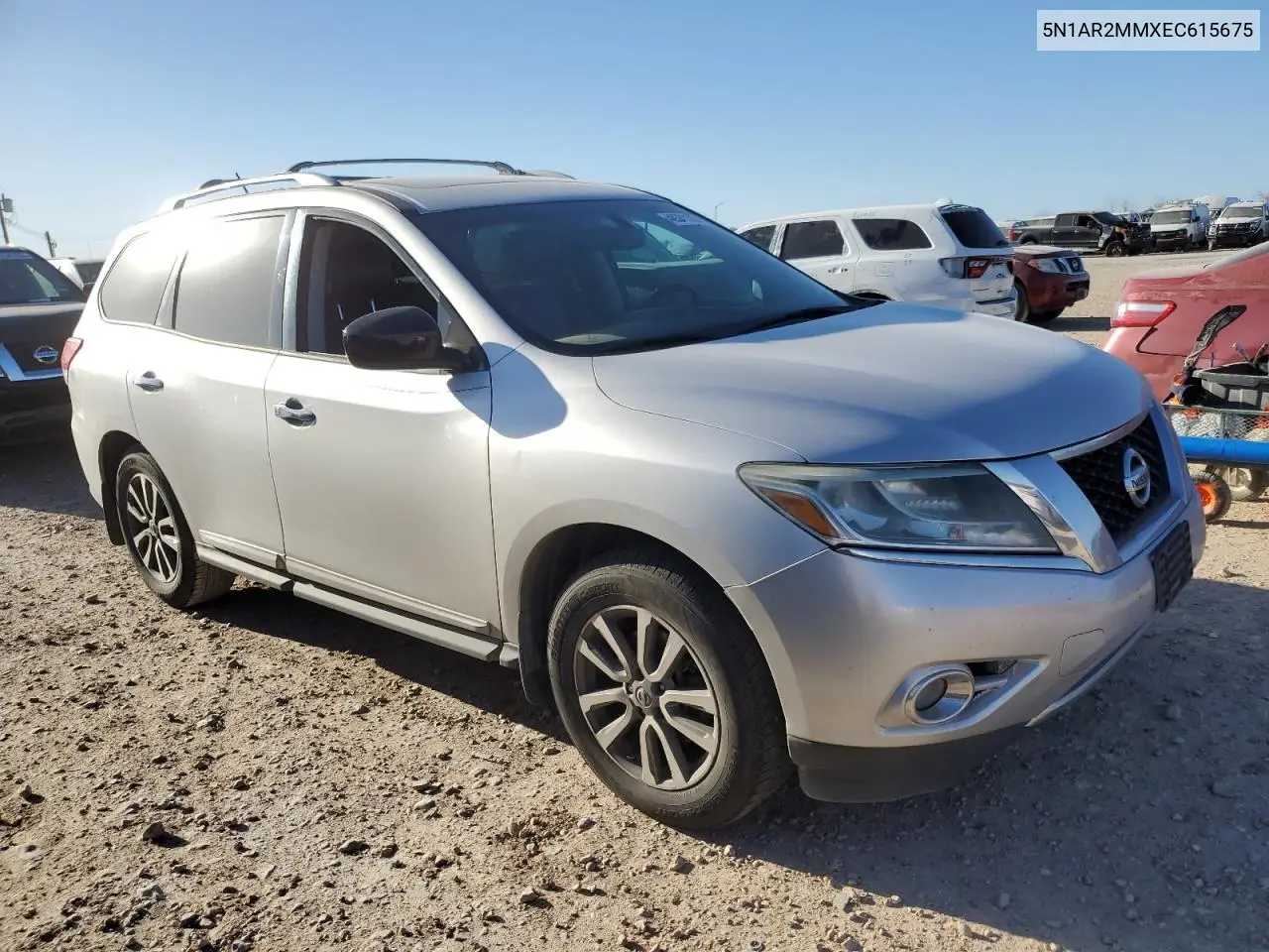 2014 Nissan Pathfinder S VIN: 5N1AR2MMXEC615675 Lot: 48381195