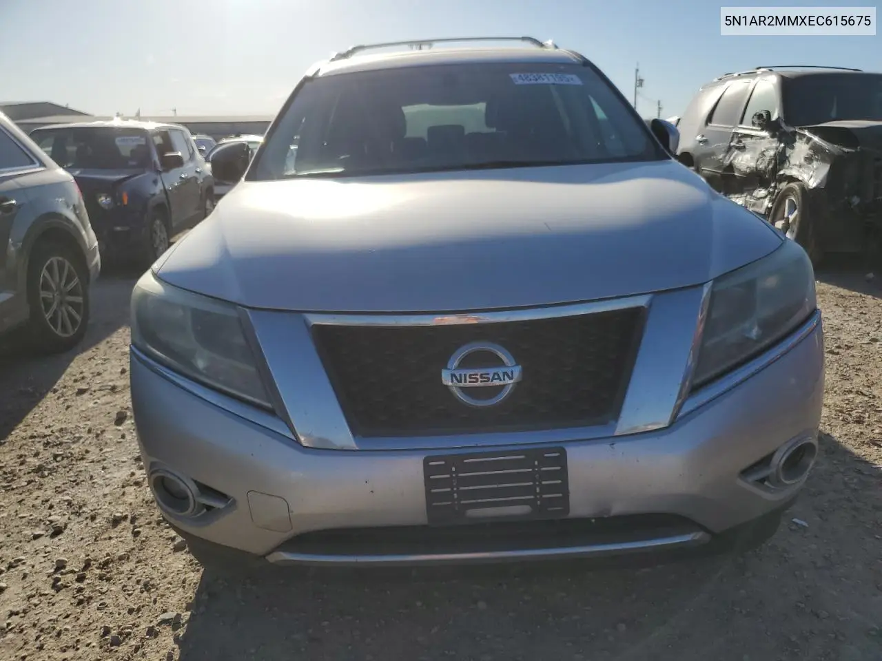 2014 Nissan Pathfinder S VIN: 5N1AR2MMXEC615675 Lot: 48381195