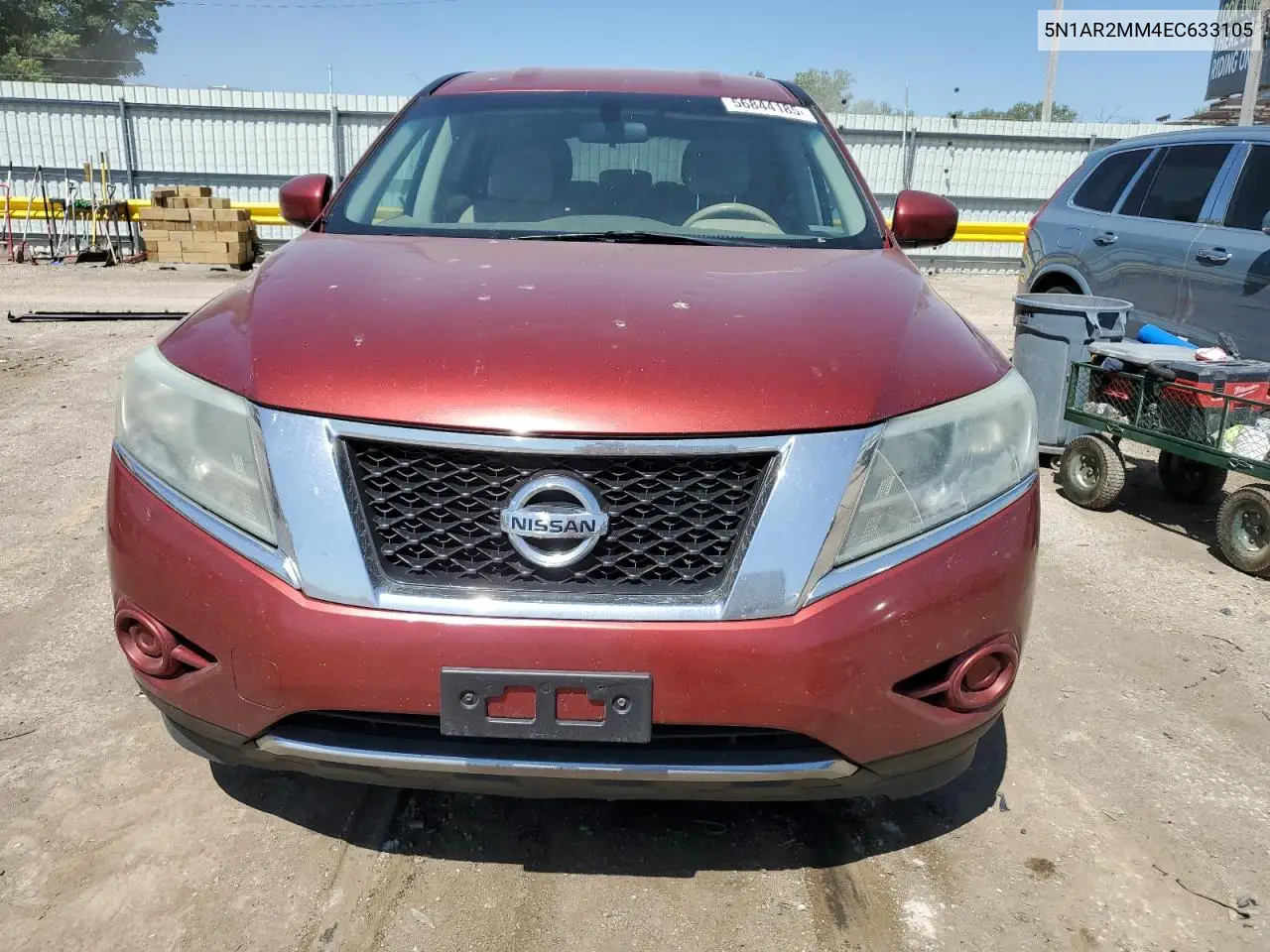 2014 Nissan Pathfinder S VIN: 5N1AR2MM4EC633105 Lot: 56844185