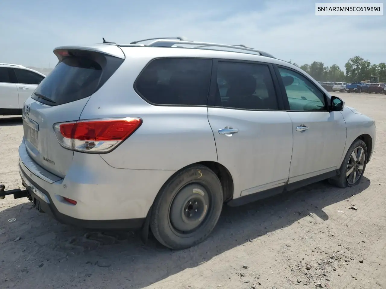 2014 Nissan Pathfinder S VIN: 5N1AR2MN5EC619898 Lot: 56954005