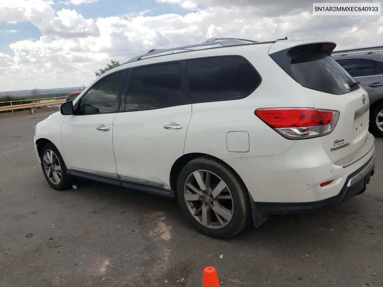 2014 Nissan Pathfinder S VIN: 5N1AR2MMXEC640933 Lot: 62743975