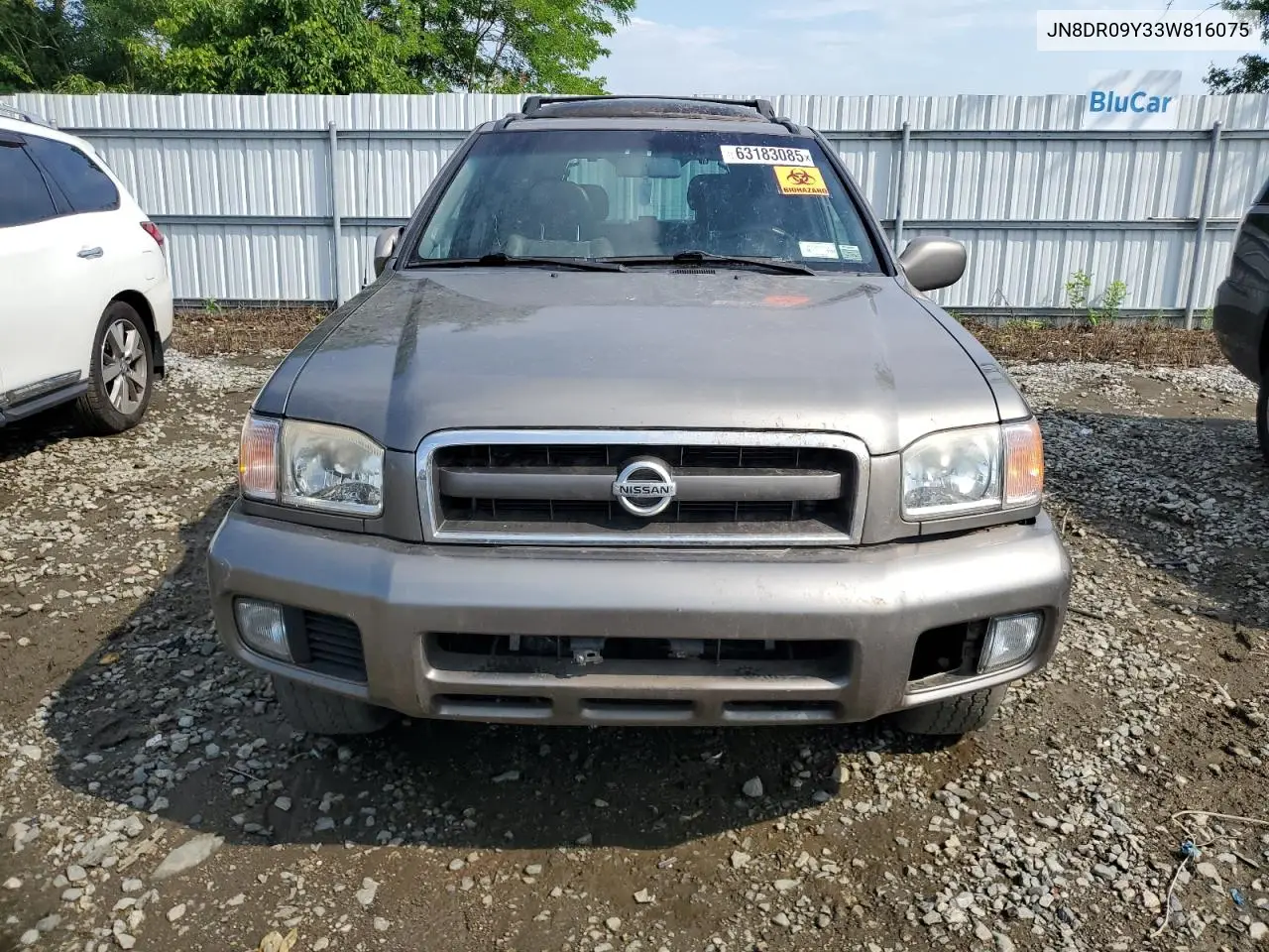 2014 Nissan Pathfinder Le VIN: JN8DR09Y33W816075 Lot: 63183085