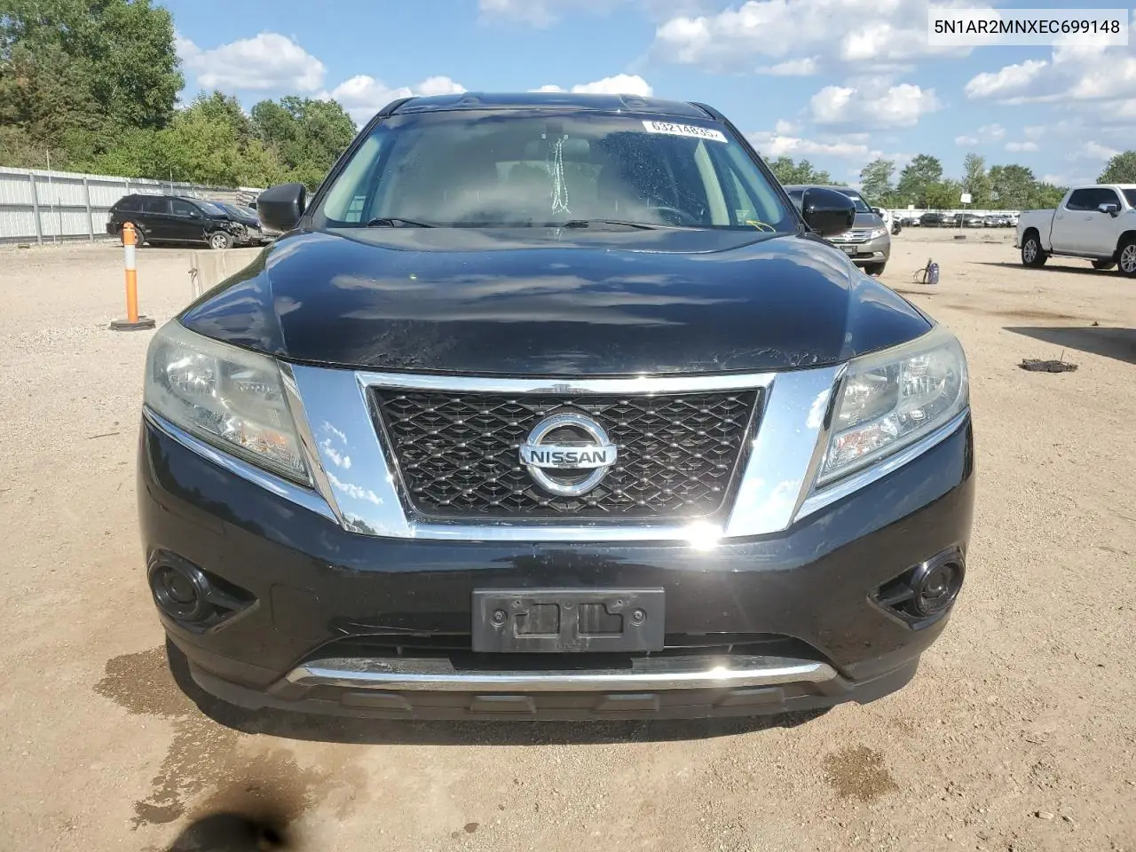 2014 Nissan Pathfinder S VIN: 5N1AR2MNXEC699148 Lot: 63214835