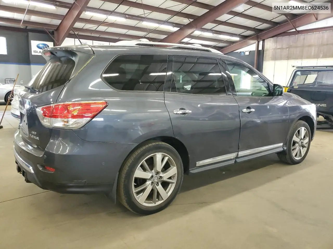 2014 Nissan Pathfinder S VIN: 5N1AR2MM8EC624536 Lot: 63219055