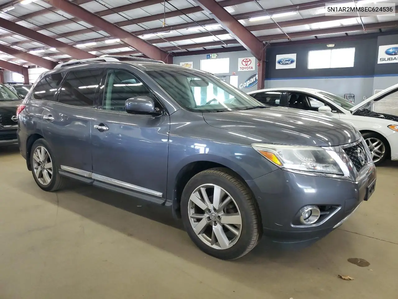 2014 Nissan Pathfinder S VIN: 5N1AR2MM8EC624536 Lot: 63219055