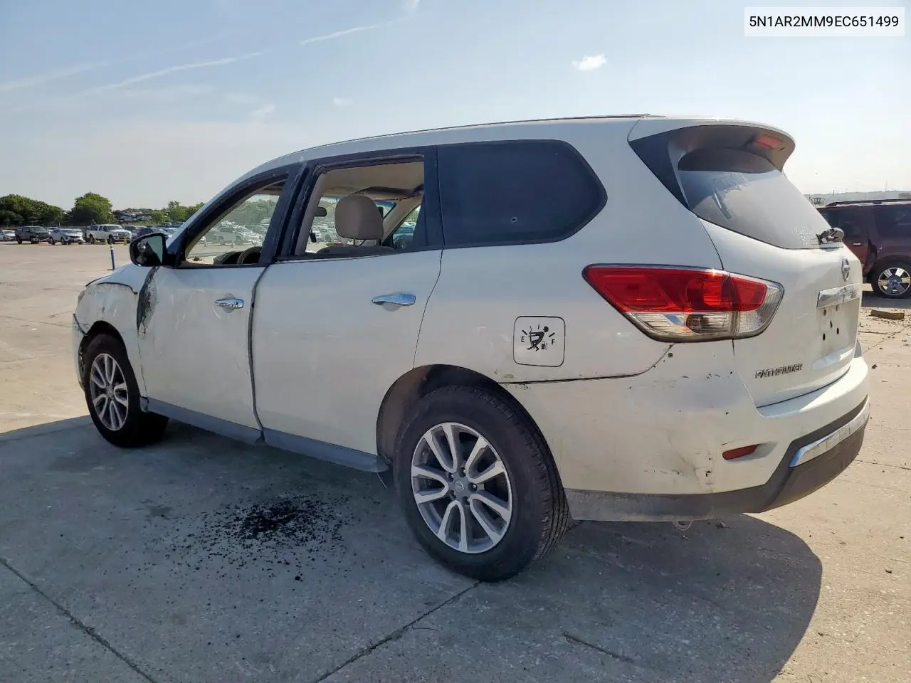2014 Nissan Pathfinder S VIN: 5N1AR2MM9EC651499 Lot: 66043955