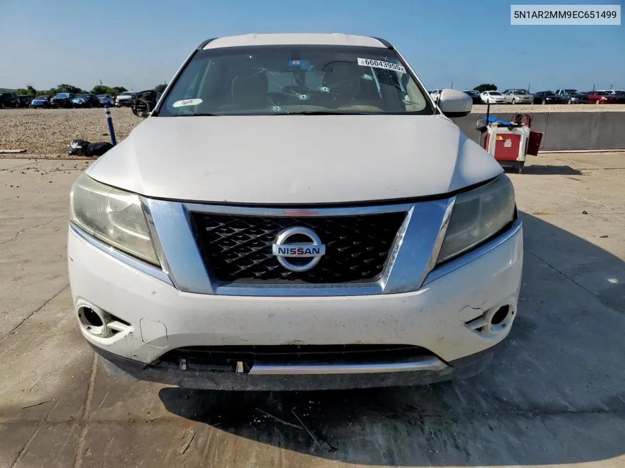 2014 Nissan Pathfinder S VIN: 5N1AR2MM9EC651499 Lot: 66043955
