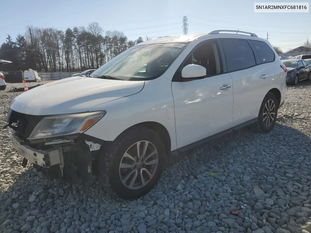 2015 Nissan Pathfinder S VIN: 5N1AR2MNXFC681816 Lot: 46715065