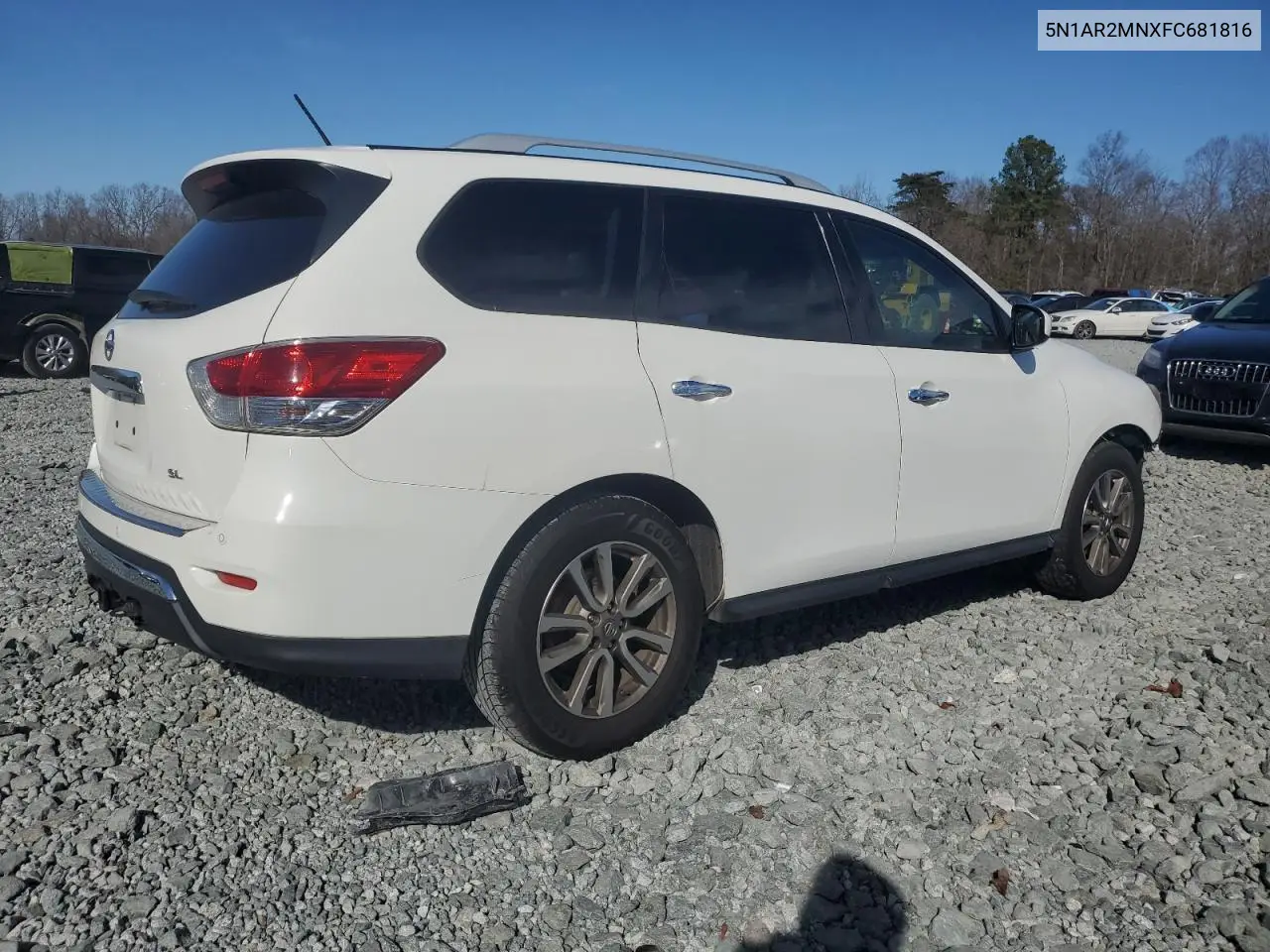 2015 Nissan Pathfinder S VIN: 5N1AR2MNXFC681816 Lot: 46715065