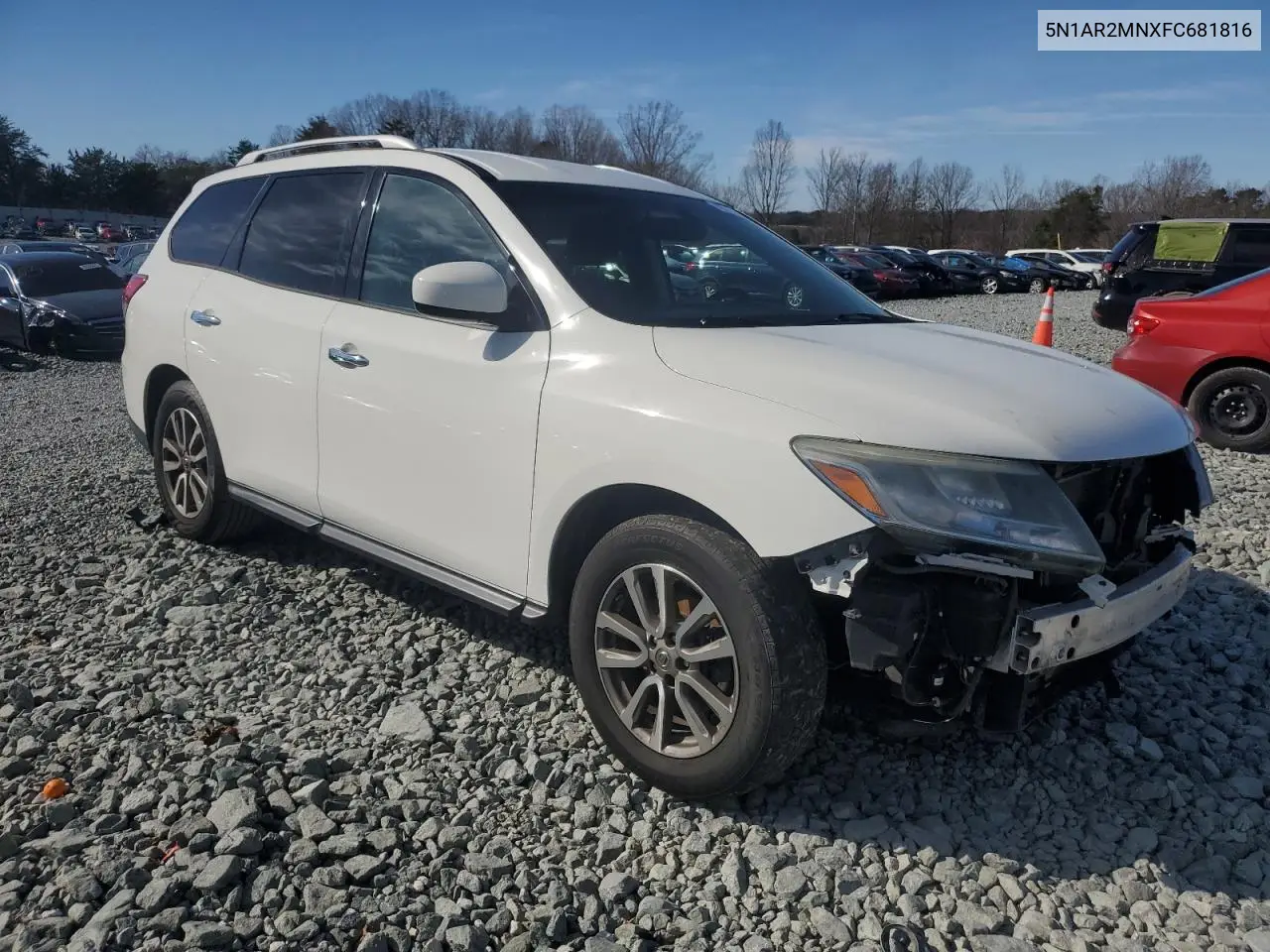 2015 Nissan Pathfinder S VIN: 5N1AR2MNXFC681816 Lot: 46715065