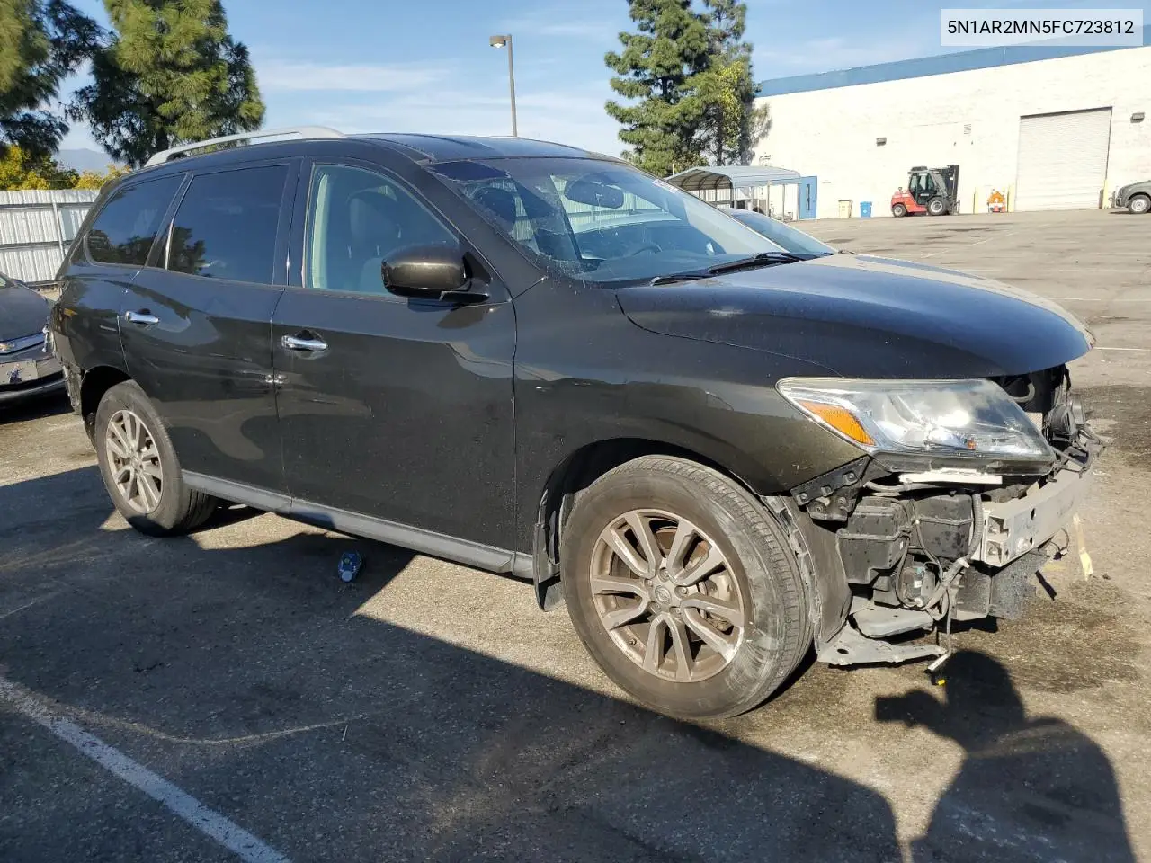 2015 Nissan Pathfinder S VIN: 5N1AR2MN5FC723812 Lot: 50119845