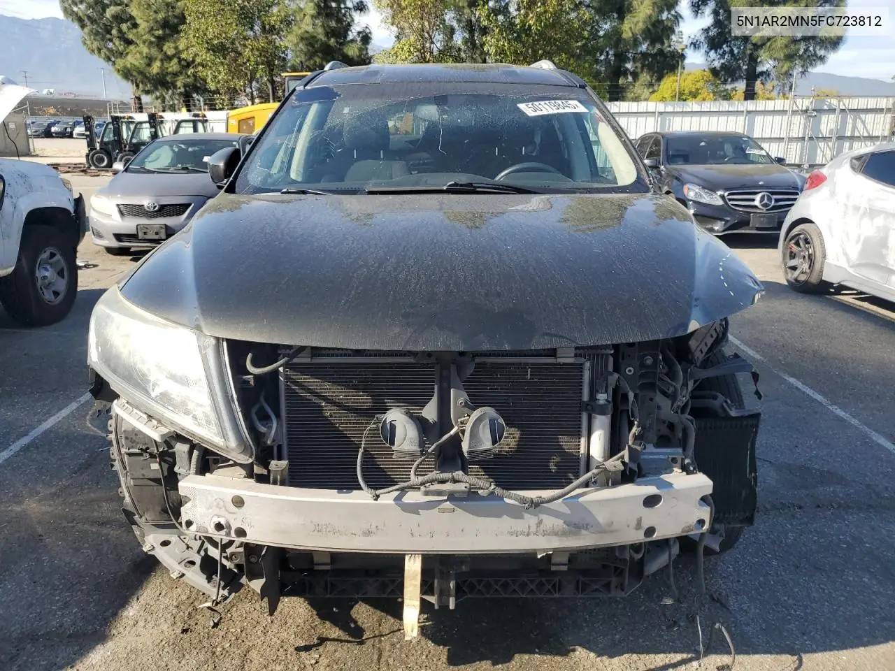 2015 Nissan Pathfinder S VIN: 5N1AR2MN5FC723812 Lot: 50119845