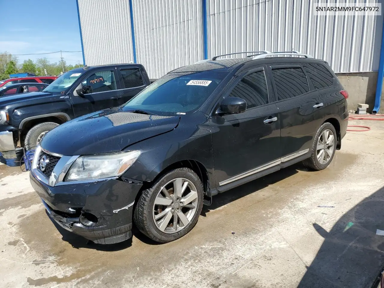 2015 Nissan Pathfinder S VIN: 5N1AR2MM9FC647972 Lot: 54556885