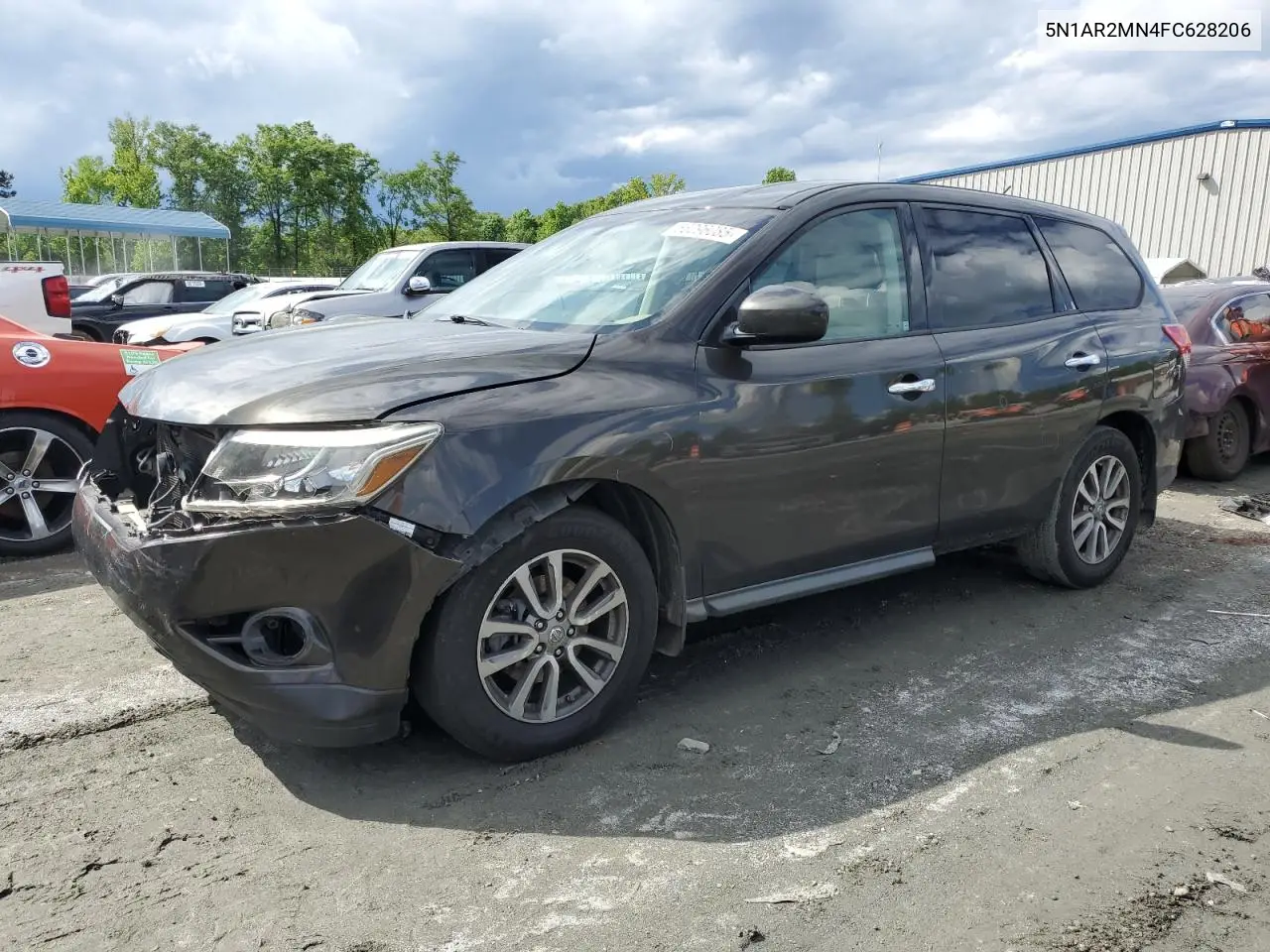 2015 Nissan Pathfinder S VIN: 5N1AR2MN4FC628206 Lot: 56296085