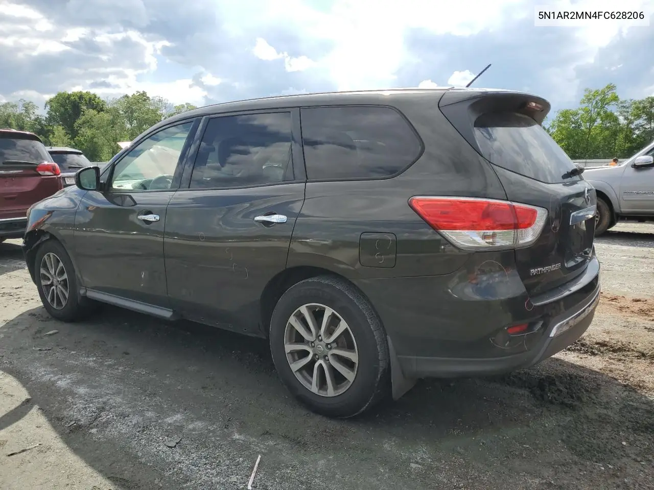 2015 Nissan Pathfinder S VIN: 5N1AR2MN4FC628206 Lot: 56296085