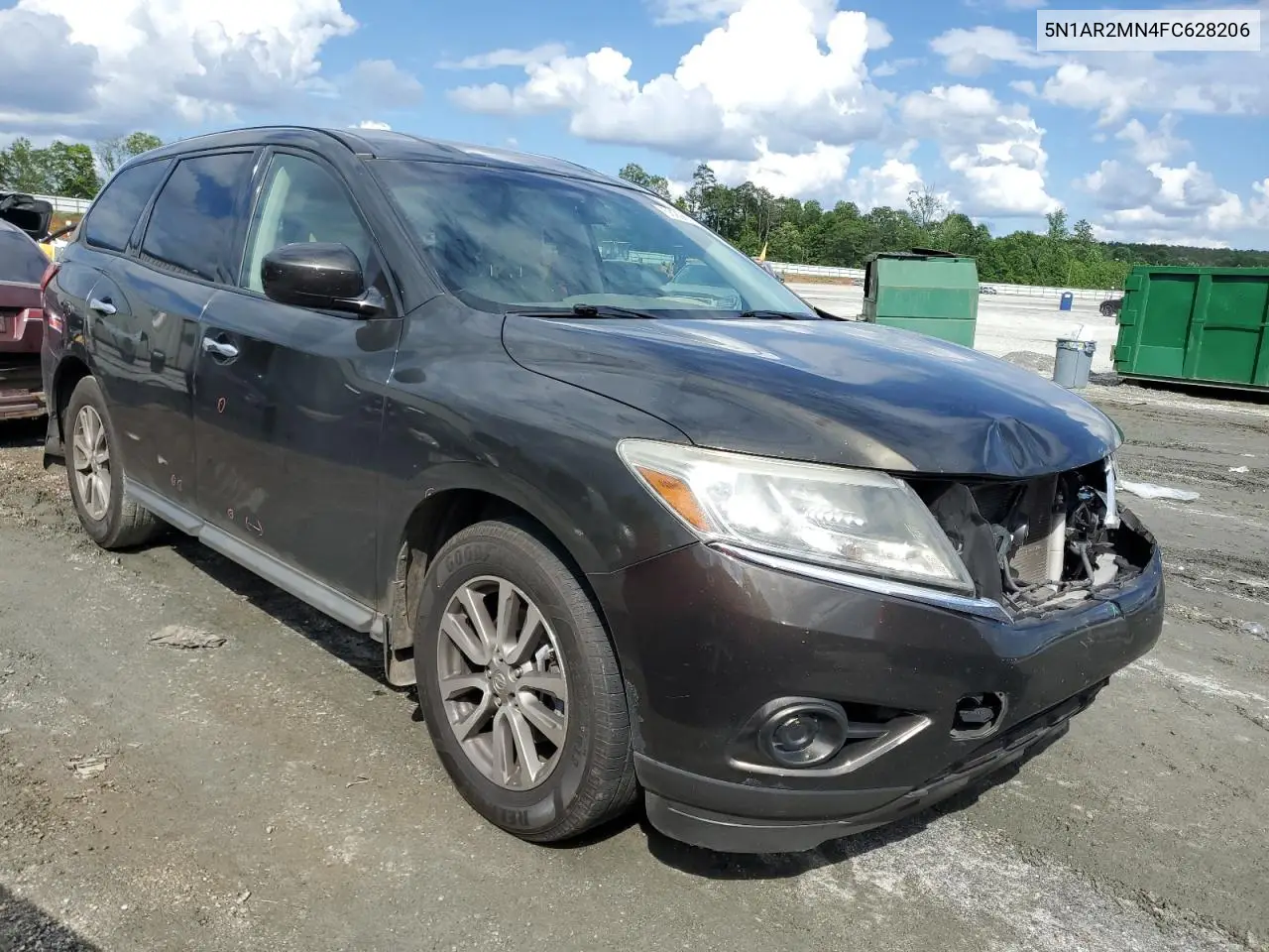 2015 Nissan Pathfinder S VIN: 5N1AR2MN4FC628206 Lot: 56296085