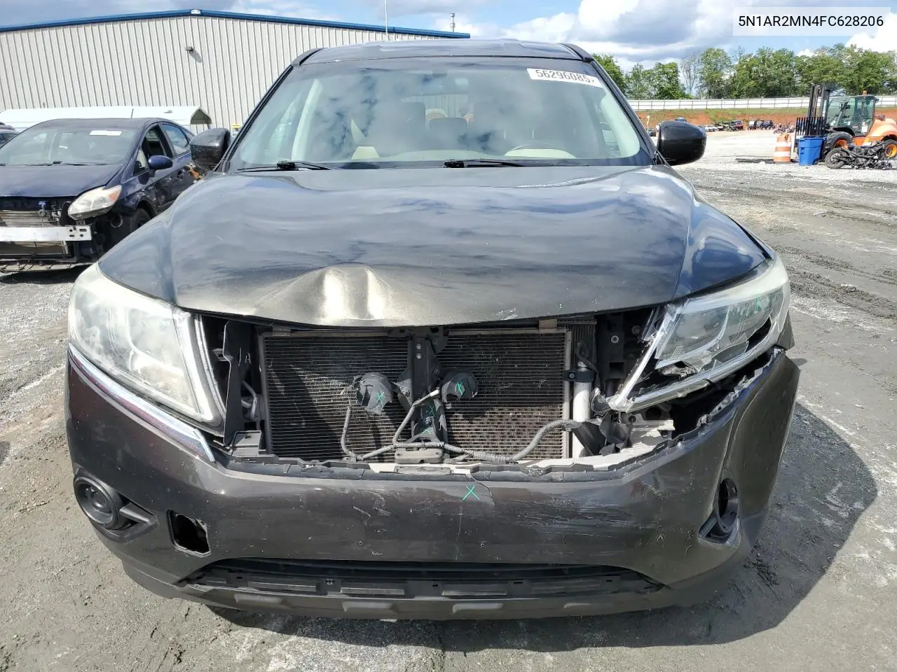 2015 Nissan Pathfinder S VIN: 5N1AR2MN4FC628206 Lot: 56296085