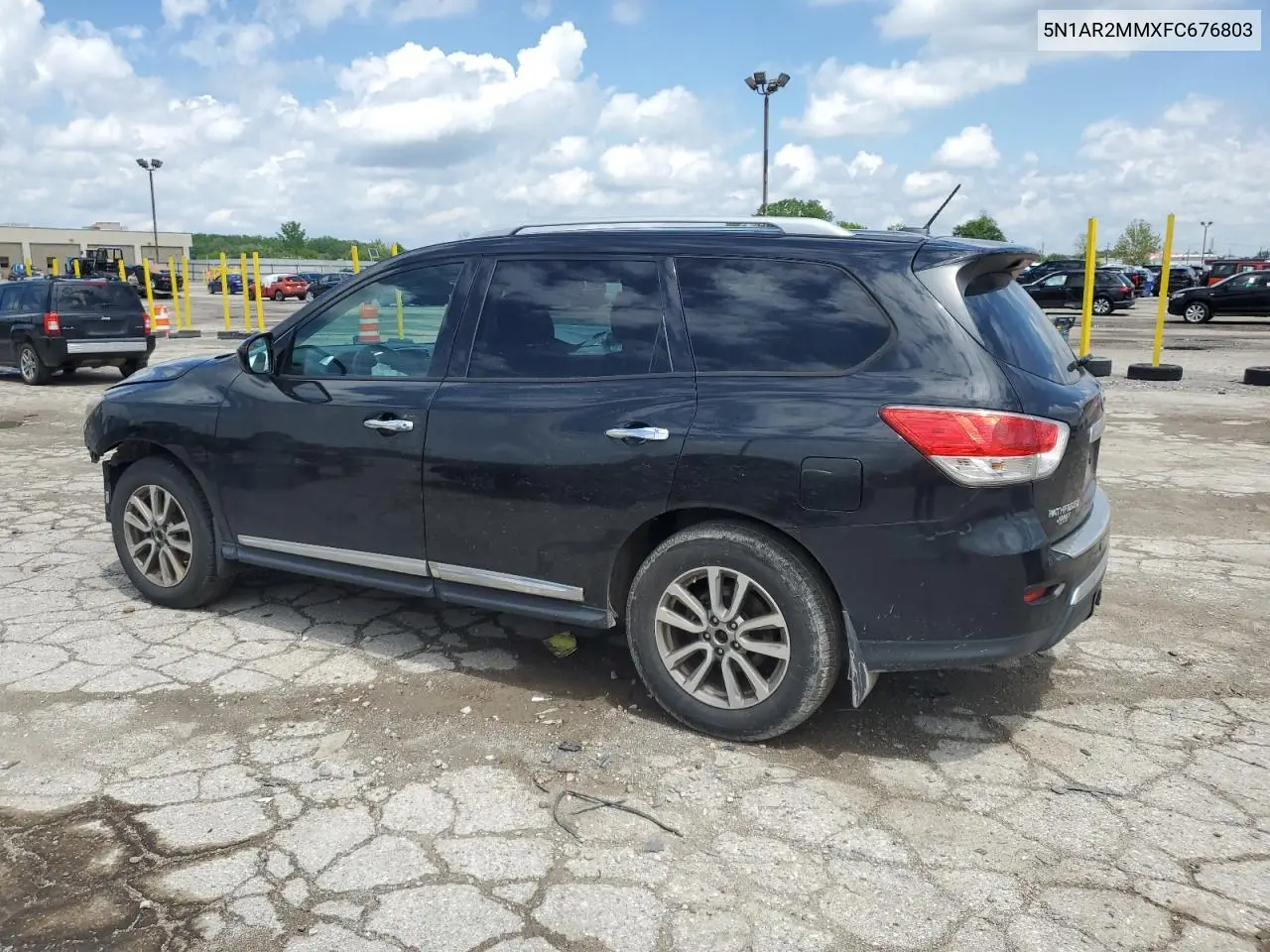2015 Nissan Pathfinder S VIN: 5N1AR2MMXFC676803 Lot: 56932855