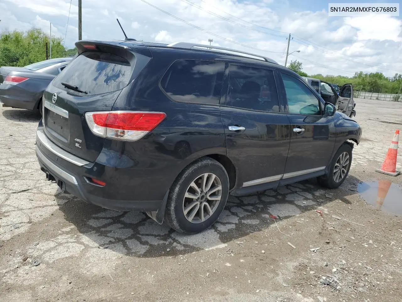 2015 Nissan Pathfinder S VIN: 5N1AR2MMXFC676803 Lot: 56932855