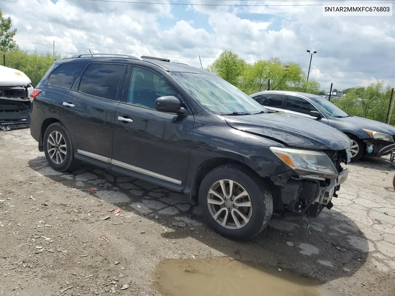 2015 Nissan Pathfinder S VIN: 5N1AR2MMXFC676803 Lot: 56932855