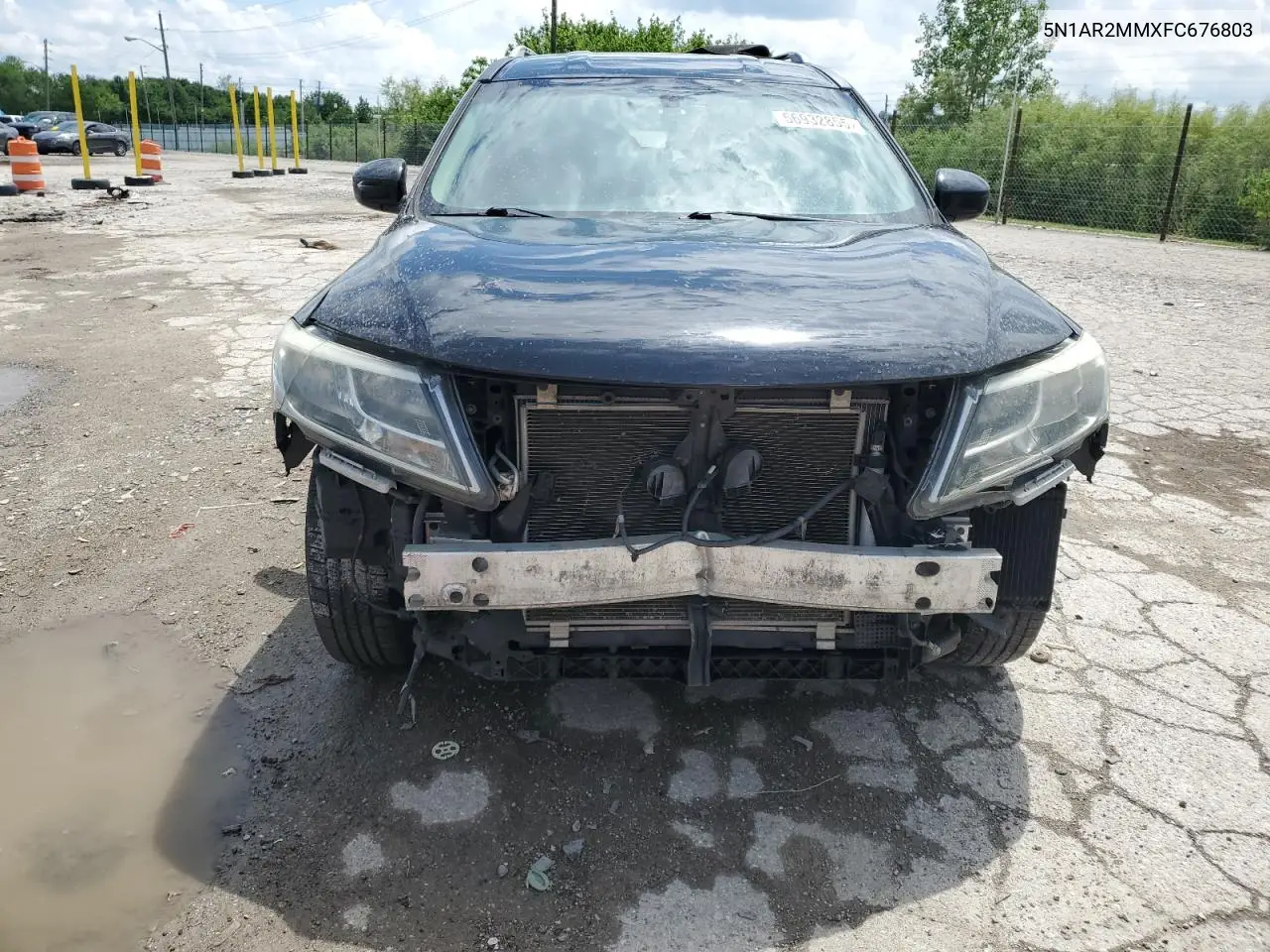 2015 Nissan Pathfinder S VIN: 5N1AR2MMXFC676803 Lot: 56932855