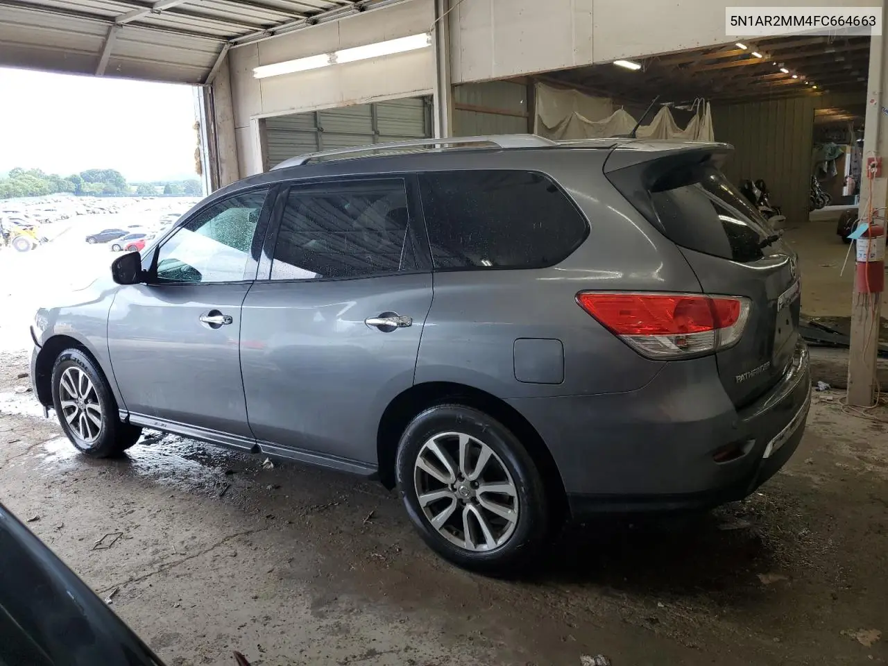 2015 Nissan Pathfinder S VIN: 5N1AR2MM4FC664663 Lot: 62366335