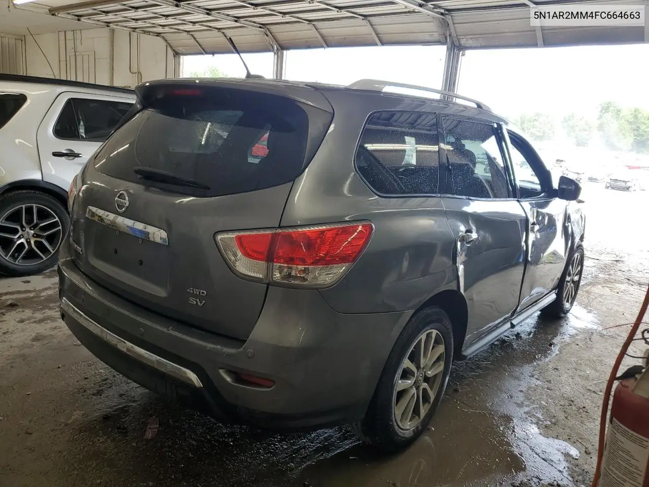 2015 Nissan Pathfinder S VIN: 5N1AR2MM4FC664663 Lot: 62366335