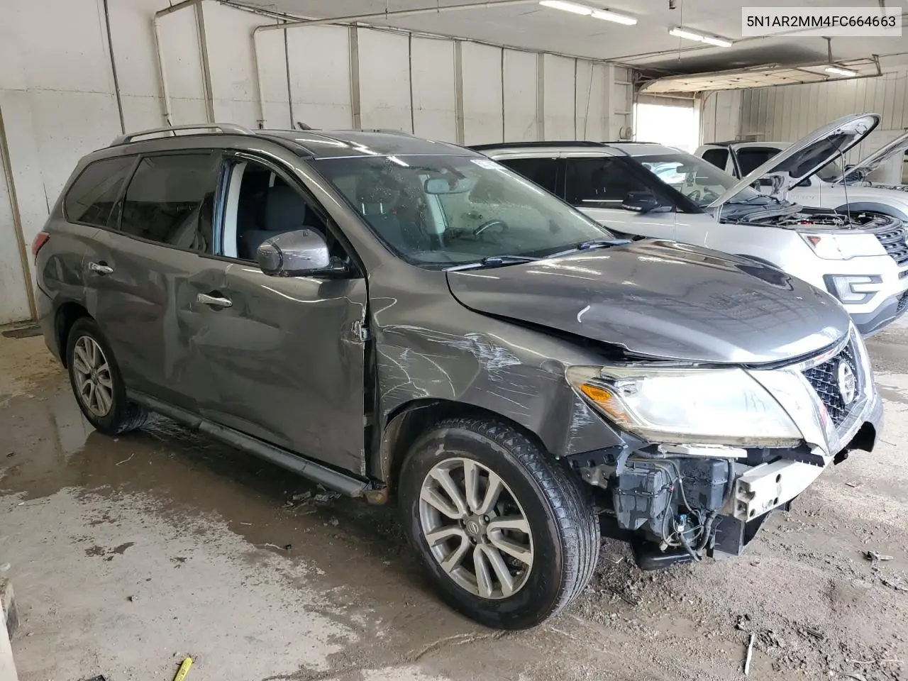2015 Nissan Pathfinder S VIN: 5N1AR2MM4FC664663 Lot: 62366335