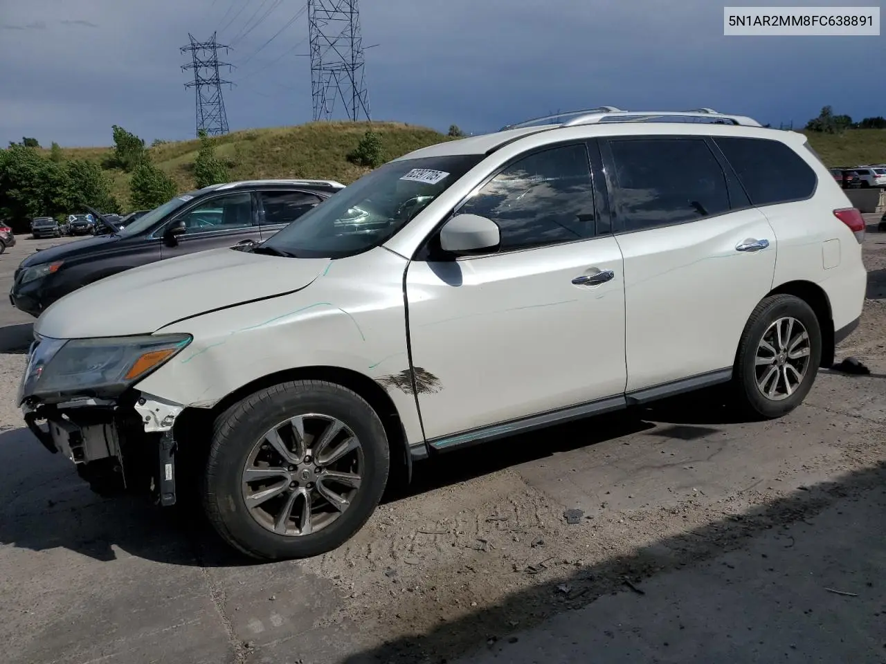 2015 Nissan Pathfinder S VIN: 5N1AR2MM8FC638891 Lot: 62397705