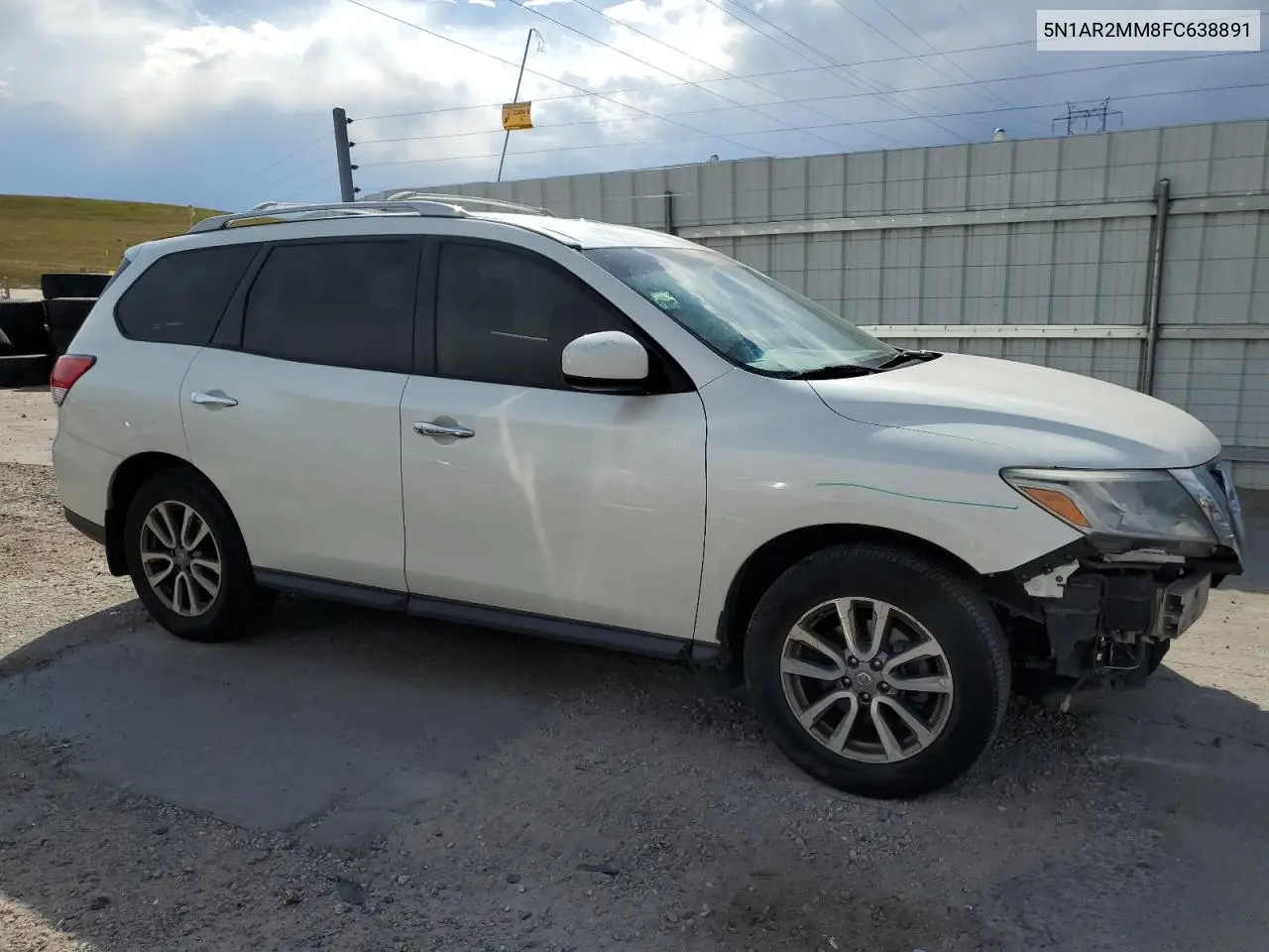 2015 Nissan Pathfinder S VIN: 5N1AR2MM8FC638891 Lot: 62397705