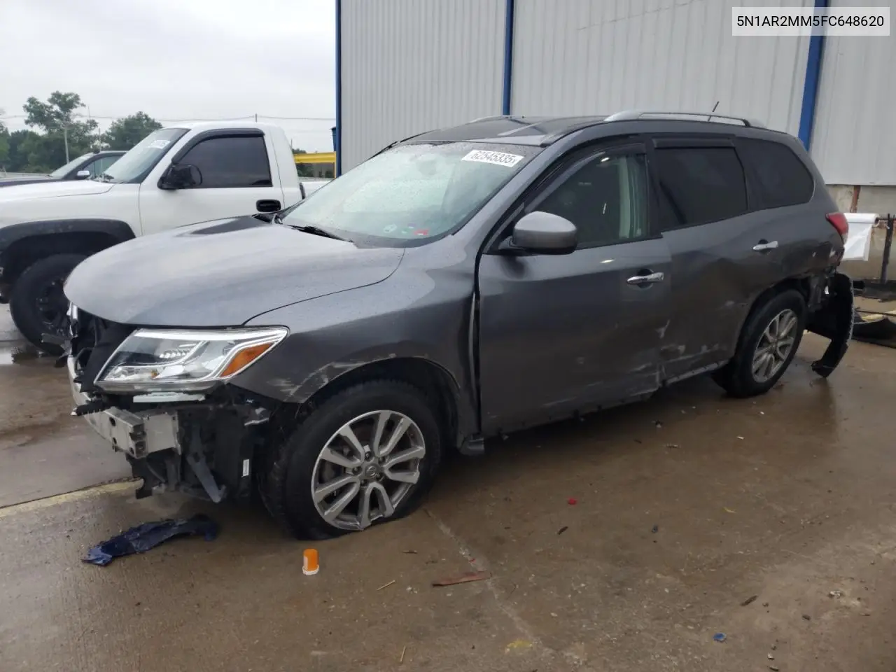 2015 Nissan Pathfinder S VIN: 5N1AR2MM5FC648620 Lot: 62545335