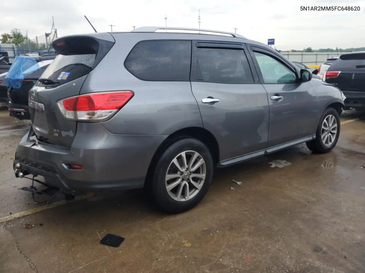 2015 Nissan Pathfinder S VIN: 5N1AR2MM5FC648620 Lot: 62545335