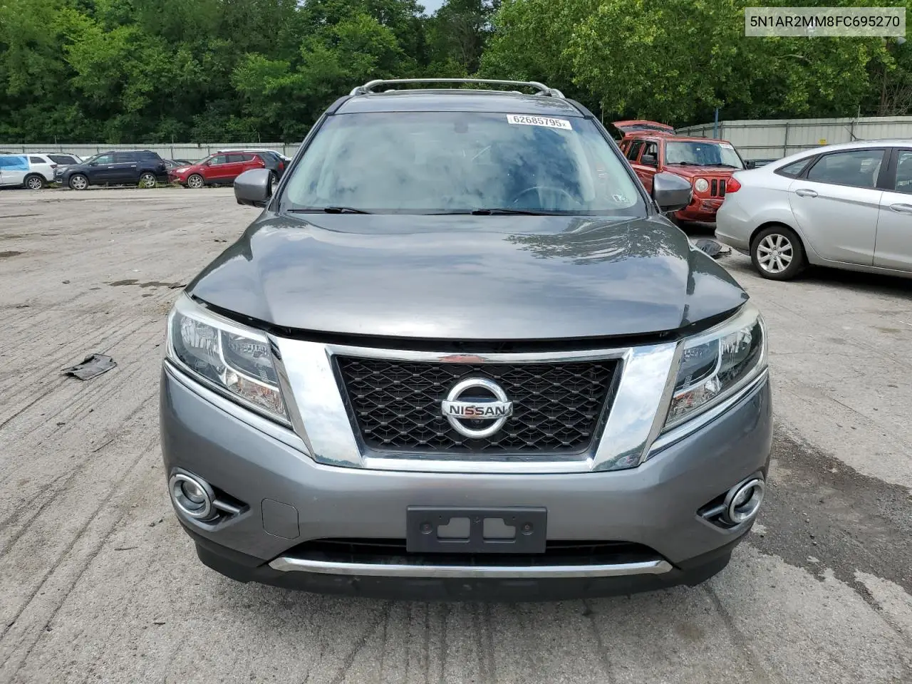 2015 Nissan Pathfinder S VIN: 5N1AR2MM8FC695270 Lot: 62685795