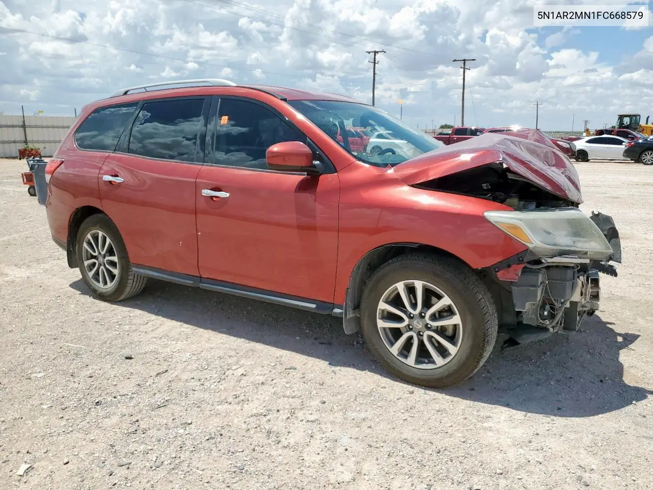 2015 Nissan Pathfinder S VIN: 5N1AR2MN1FC668579 Lot: 62838845