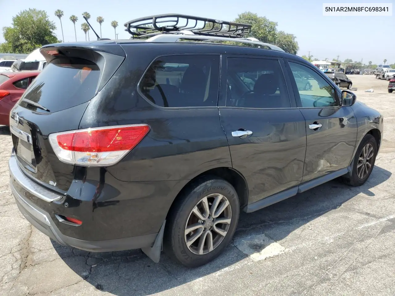 2015 Nissan Pathfinder S VIN: 5N1AR2MN8FC698341 Lot: 62870365